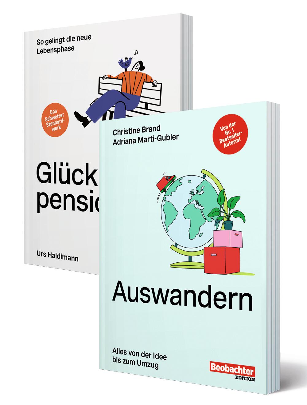 Buch / Glücklich pensioniert und Auswandern «Glücklich pensioniert» und «Auswandern»