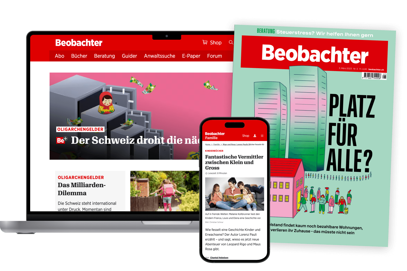 Beobachter | Digitalangebot Produkt Teaser