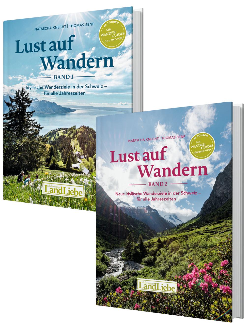 Buch Lust Auf Wandern Band 1 und 2 «Lust auf Wandern 1» und «Lust auf Wandern 2»